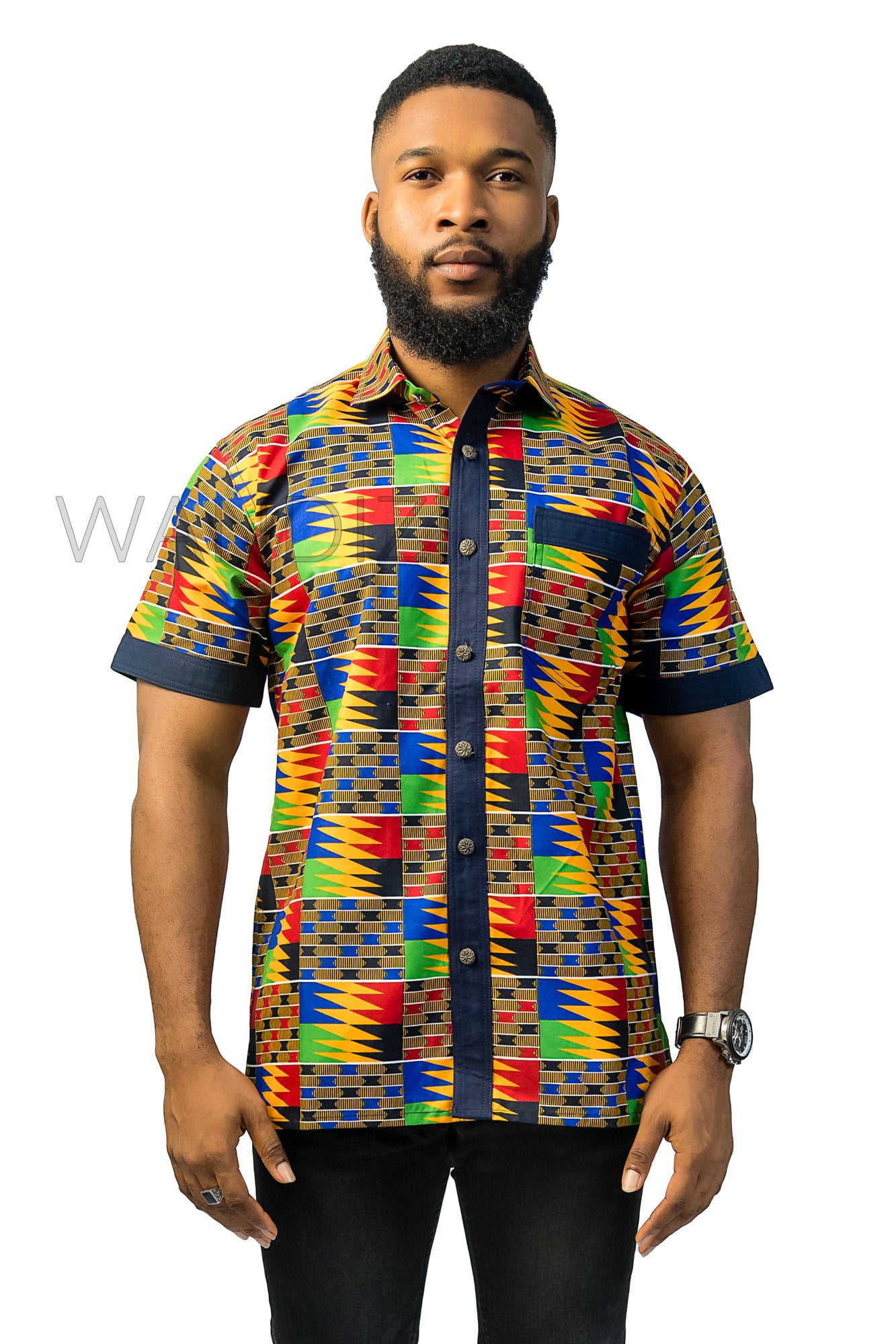 Kente Shirt, African Men Clothing, African Mens Wear, Ankara Shirt