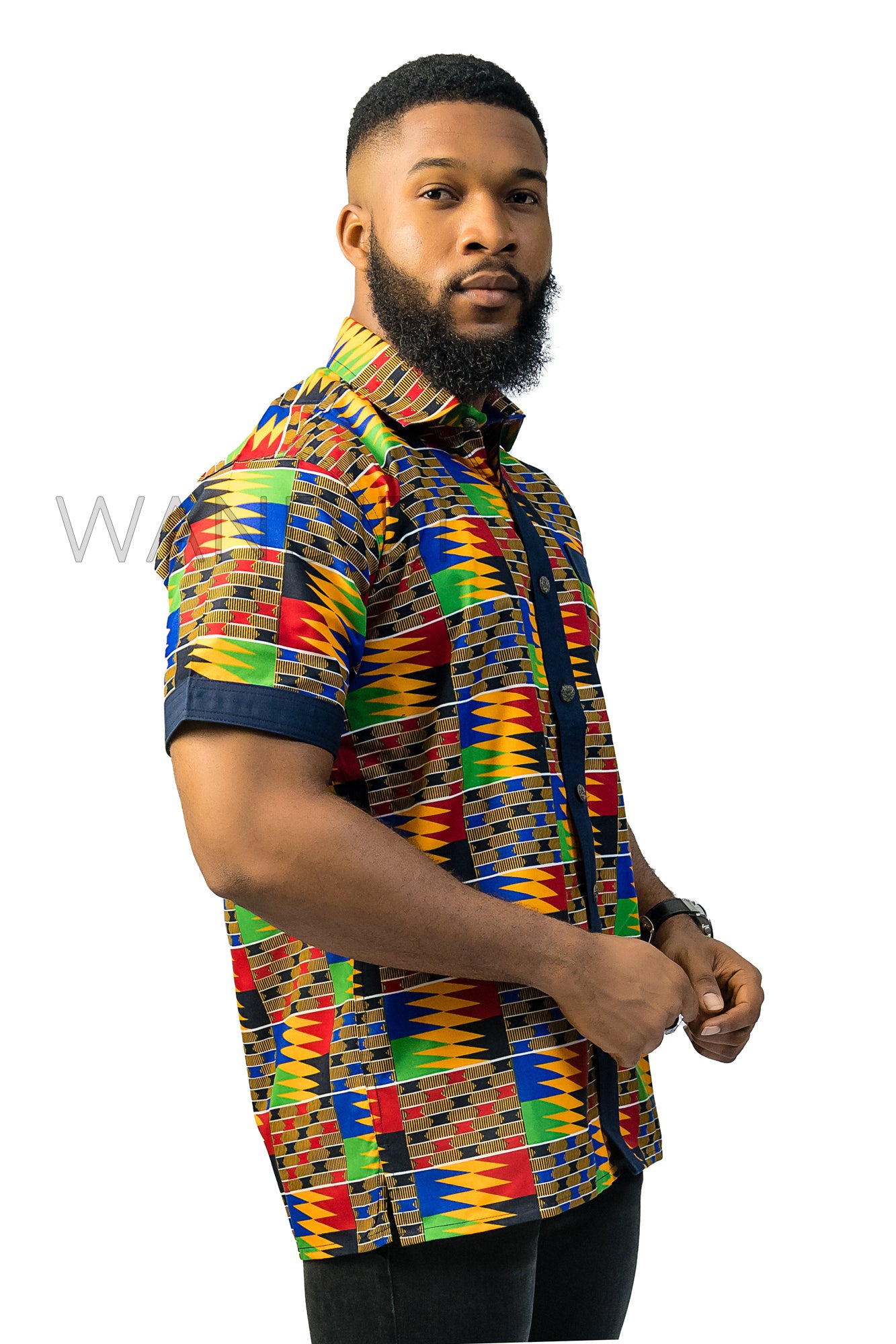 Kente Shirt, African Men Clothing, African Mens Wear, Ankara Shirt