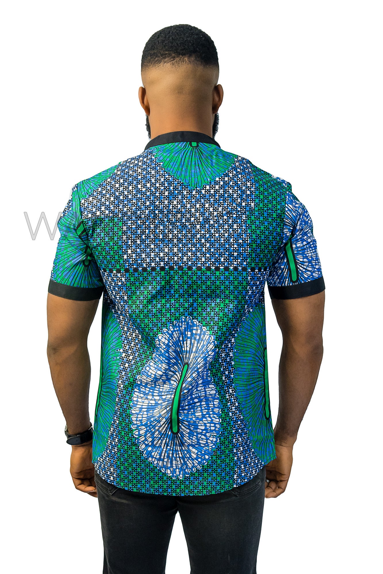 Colourful Ankara Shirt, African Men Clothing, African Mens Wear, Ankara Shirt