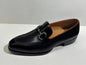 Black Horsebit Leather Loafers