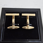 Polished Gold Rectangular Cufflinks