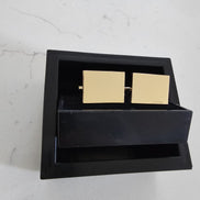 Polished Gold Rectangular Cufflinks