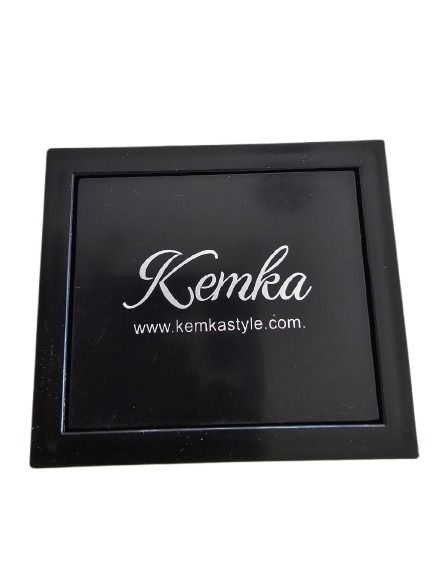 Black Rectangular Silver-Edged Cufflinks