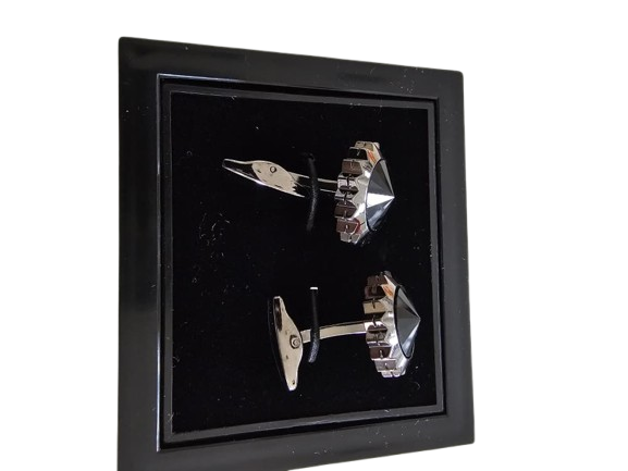 Black Gear Cufflinks