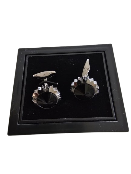 Black Gear Cufflinks