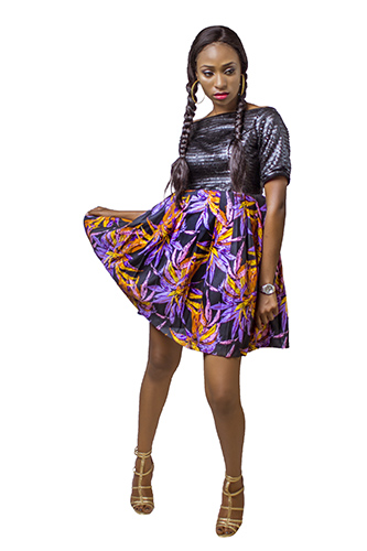 Cinque African print dress | Wandizi Clothing